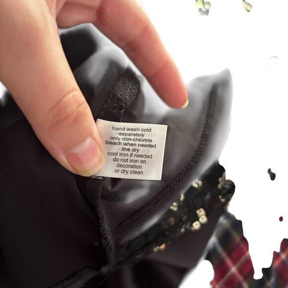 Lane Bryant Tank Top Womens 2x Sequin Sleeveless V Neck Shimmer Layering Top - Picture 8 of 9